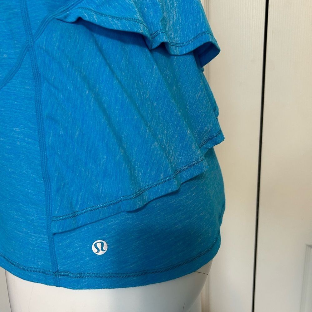Lululemon women’s Hustle Ruffle Back Tank top - Picture 4 of 7